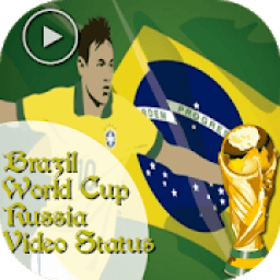 Brazil World Cup Russia Video Status आइकन
