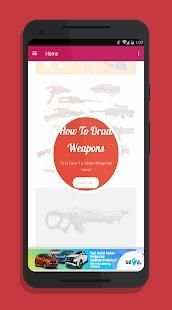 How to Draw Weapons स्क्रीनशॉट 2