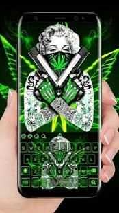 Green lady rasta keyboard स्क्रीनशॉट 4