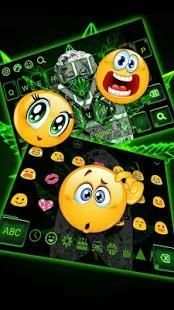 Green lady rasta keyboard स्क्रीनशॉट 2