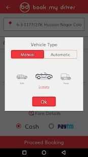 Book my driver : Driver services, hire a driver screenshot 7