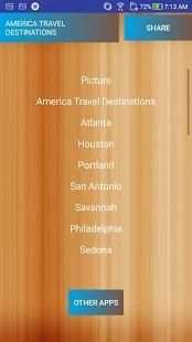 AMERICA TRAVEL DESTINATIONS screenshot 1