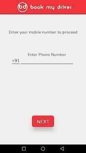 Book my driver : Driver services, hire a driver screenshot 1