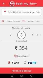 Book my driver : Driver services, hire a driver screenshot 9
