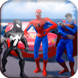 ikon Superheroes Car Racing Games