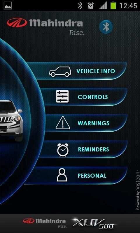 MAHINDRA BLUE SENSE APP screenshot 2