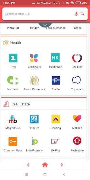 Indian Mini Fast Web Browser screenshot 3