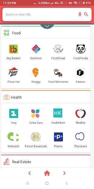 Indian Mini Fast Web Browser screenshot 2