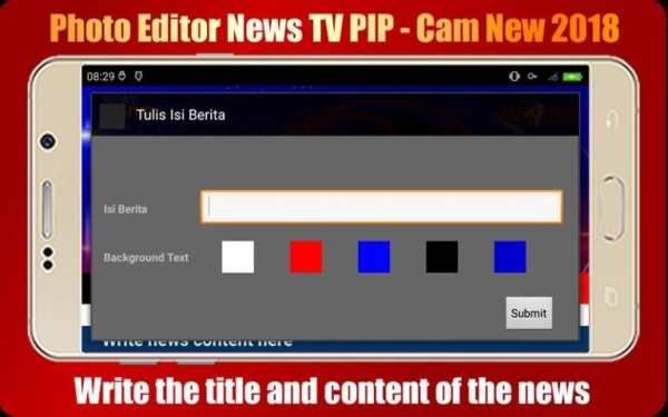 Photo Editor News TV PIP - Cam New 2018 screenshot 2