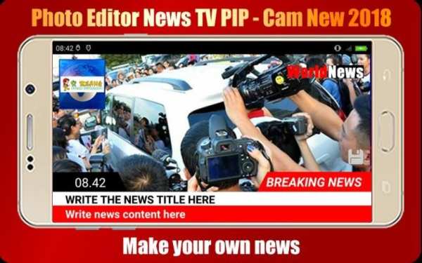 Photo Editor News TV PIP - Cam New 2018 screenshot 4