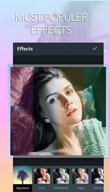 Professional photo editing application स्क्रीनशॉट 4