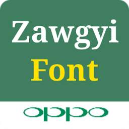 Zawgyi Oppo Font 2.0