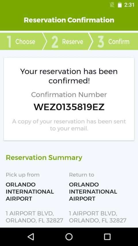 E-Z Car Rental screenshot 1