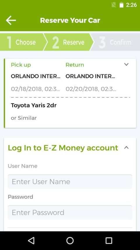 E-Z Car Rental screenshot 2