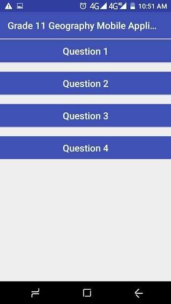 Grade 11 Geography Mobile Application screenshot 2