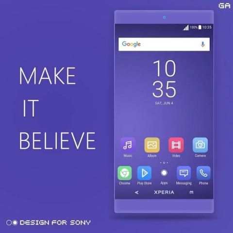 GA™ Theme | PURPLE - *Tema SONY Xperia screenshot 6