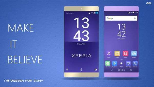 GA™ Theme | PURPLE - *Tema SONY Xperia screenshot 1