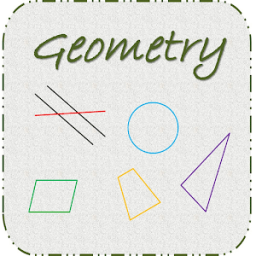 Learn geometry : step by step icon