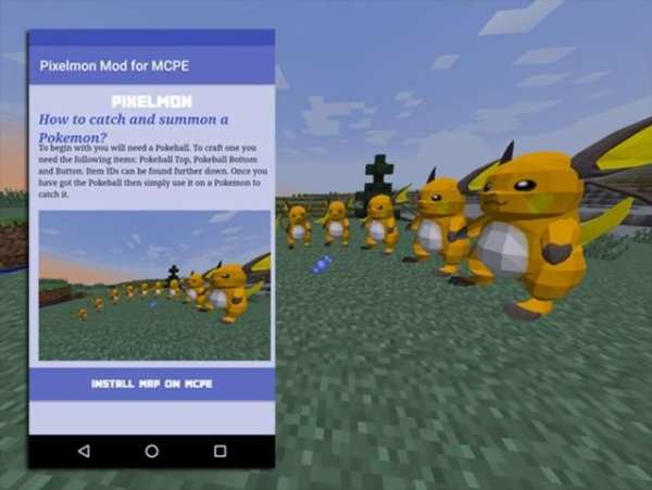 Pixelmon Mod for MCPE screenshot 1