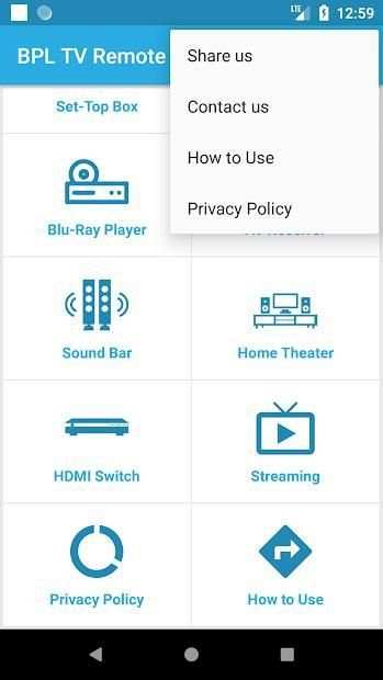 BPL TV Remote screenshot 1
