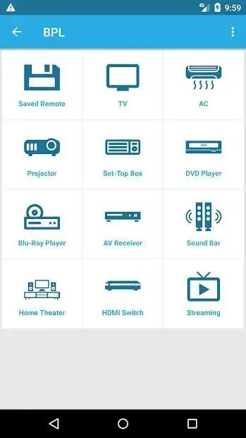 BPL TV Remote स्क्रीनशॉट 2