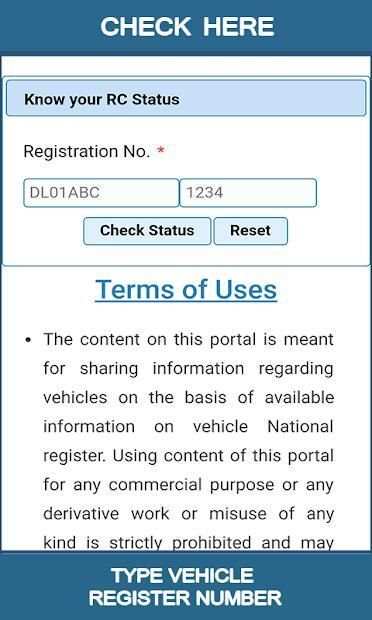 RTO Vehicle Details - Free RTO Vahan App screenshot 2
