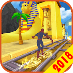 Subway Spider hero man Temple Rush icon