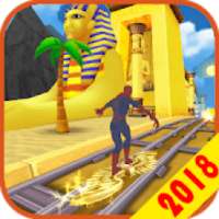 Subway Spider hero man Temple Rush