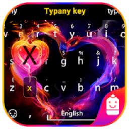 Love Heart Typany Keyboard