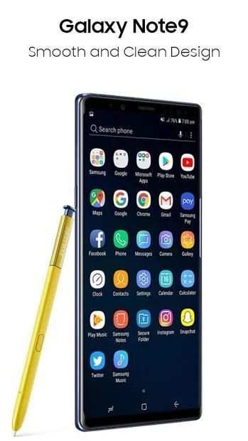 Launcher Theme for Note 9 - Galaxy Note 9 Theme screenshot 2