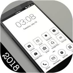 Black Pearl Launcher - Theme, Smart &amp; Black icon आइकन