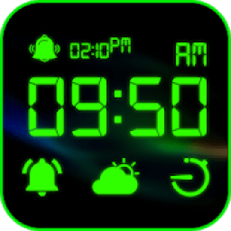 Digital Clock Live Wallpaper आइकन