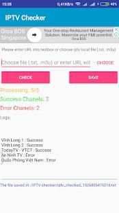 IPTV Checker screenshot 1
