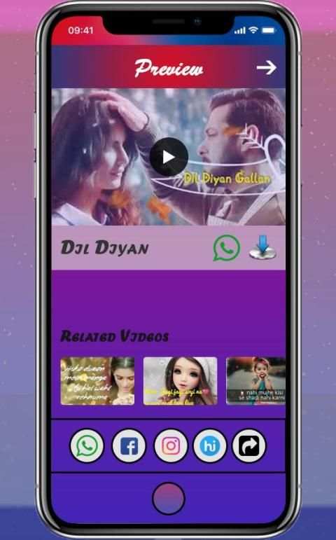 Latest Video Status - Special valentine video स्क्रीनशॉट 4