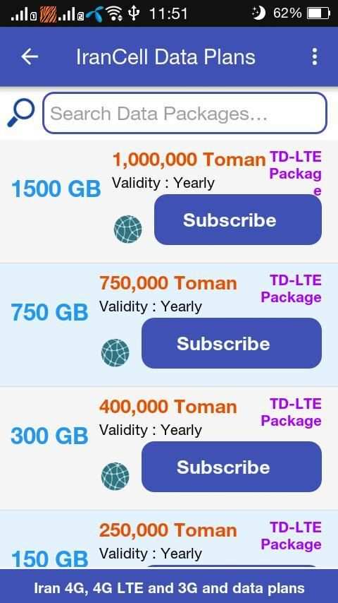 4.5G Data Plan Iran скриншот 4