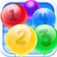 Count Balloons by Numbers 123 Learning Exercise on 9Apps
