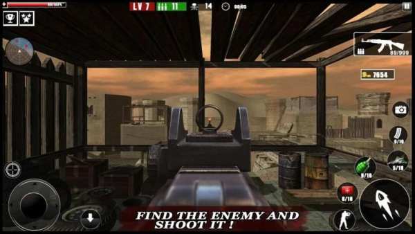tentara sniper 3d gurun shot screenshot 2