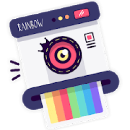 ikon Rainbow Camera - Overlay Sticker