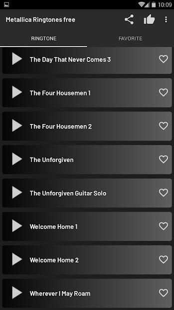Metallica Ringtones free screenshot 6