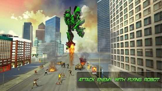 Future Flying Car Transform Robot Wars screenshot 4