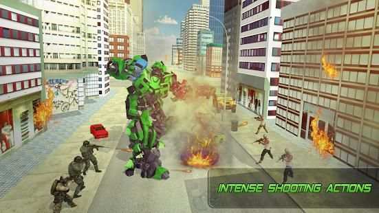 Future Flying Car Transform Robot Wars screenshot 2
