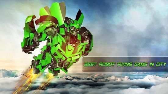 Future Flying Car Transform Robot Wars screenshot 1