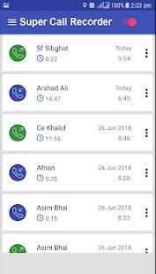 Auto Call Recorder Super Call Record Automatically screenshot 1