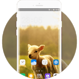 ikon Theme for animals lamb one plus6 wallpaper