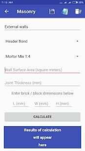 Construction Material Estimate App screenshot 3