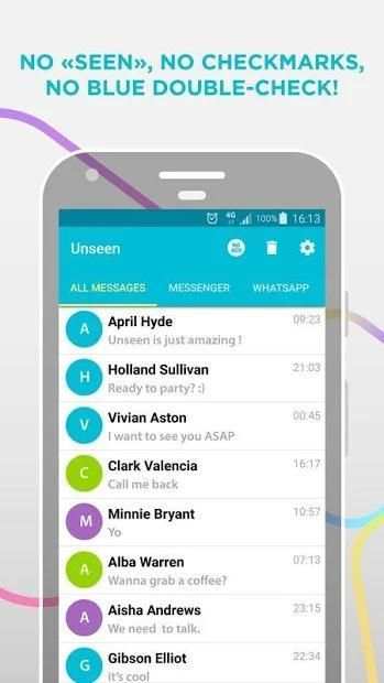 Unseen Messenger: Hide Last Seen screenshot 3