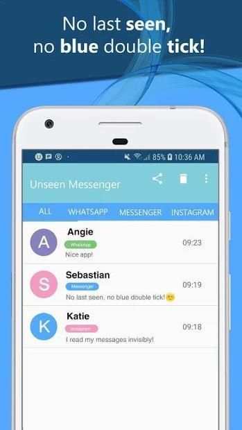 Unseen Messenger: Hide Last Seen screenshot 1