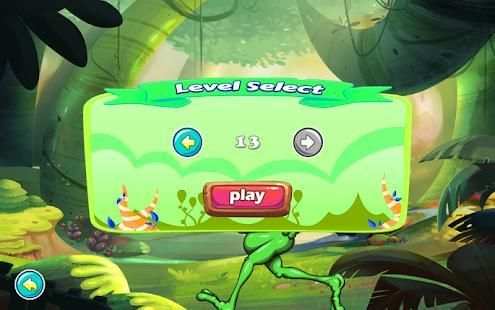 Running Green Mini Alien Jump Game screenshot 2