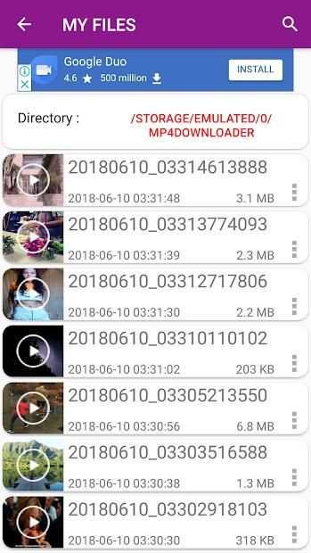 MP4 Downloader screenshot 3