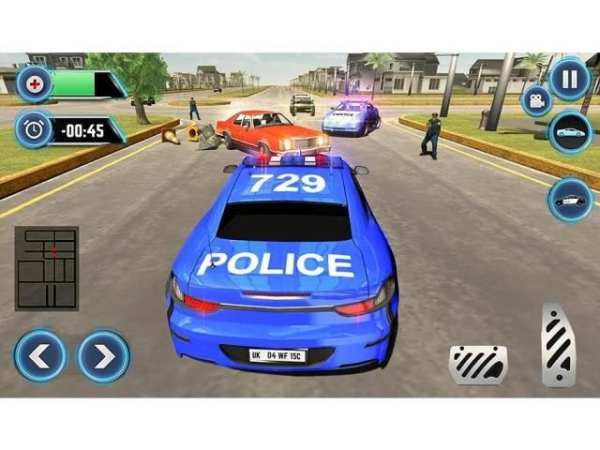 Police Car Chase Simulator: Real Gangster Chase स्क्रीनशॉट 4